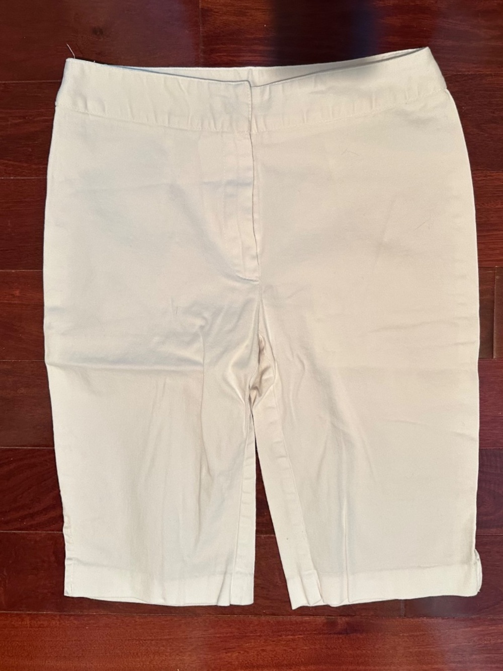 Tara Jones Cotton Women's White Shorts Size 4 NWOT